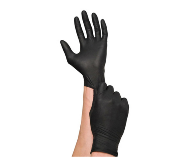 Black Nitrile Gloves | BOX OF 100 GLOVES